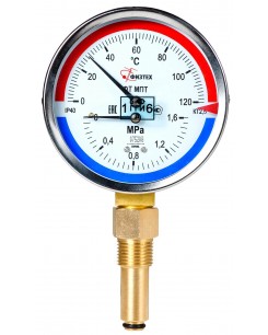 Термоманометры - МПТ d.80
