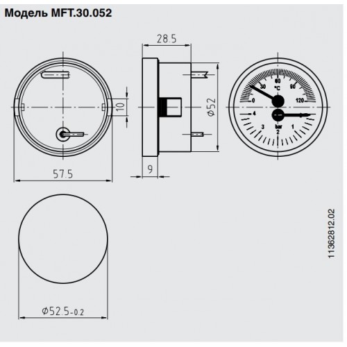 Термоманометры - MFT.30.052