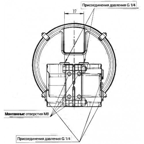 Дифференциальные манометры - МДМ-1-150Р