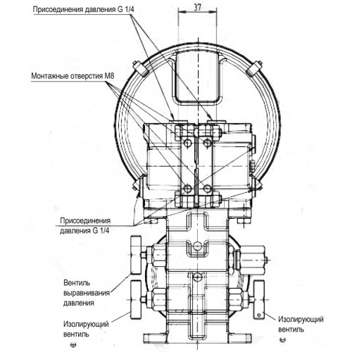 Дифференциальные манометры - МДМ-1-150Р