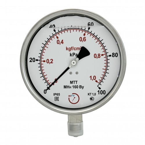 Коррозионностойкие манометры - МНн 160 Ву