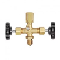 Игольчатые клапаны - Двухвентильный игольчатый клапан с тестовым портом