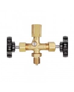 Игольчатые клапаны - Двухвентильный игольчатый клапан с тестовым портом