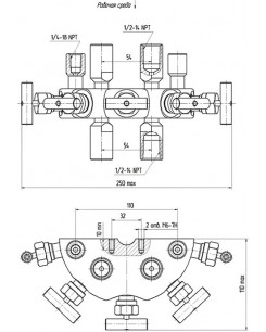 Пятивентильные клапанные блоки - БКН5-115-05